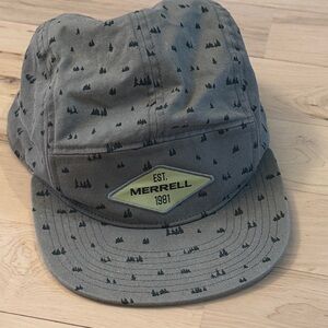 Merrell Trailhead Cotton 5 Panel Hat.Cap-AOP-Trees-Gorpcore